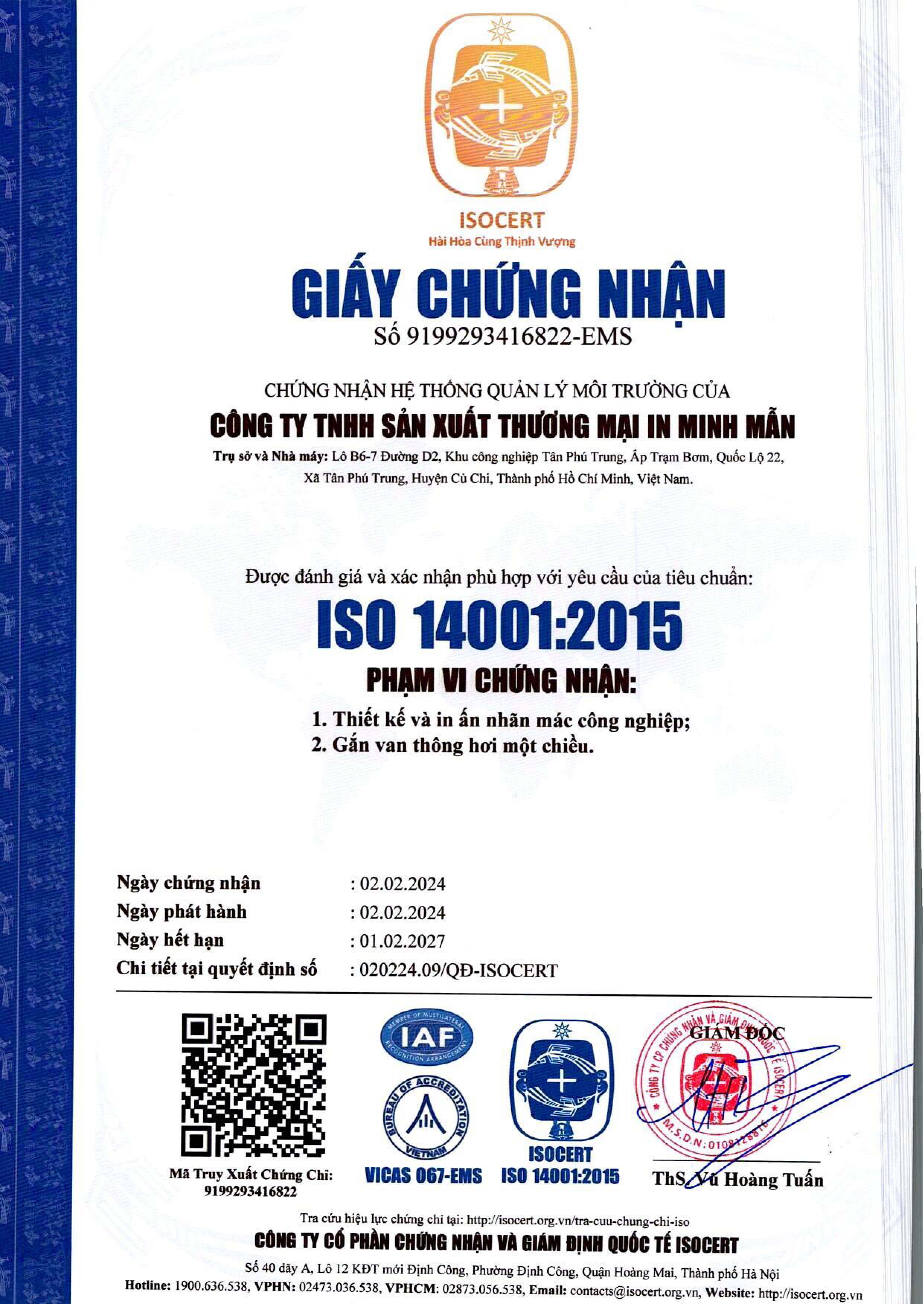 ISO 14001:2015 